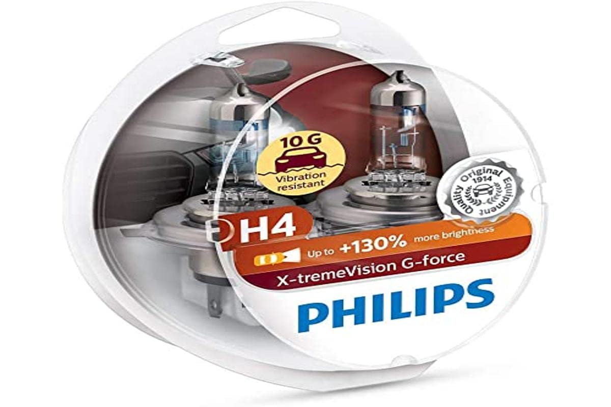 H4 12V 6055W P43t Xtreme Vision GForce 130% 2st. Philips von PHILIPS