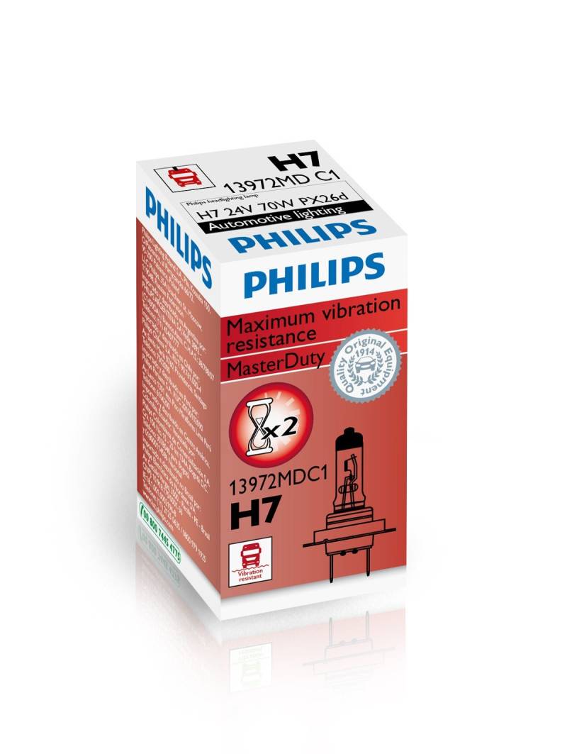 H7 24V 70W PX26d MasterDuty 1st. Philips von Philips