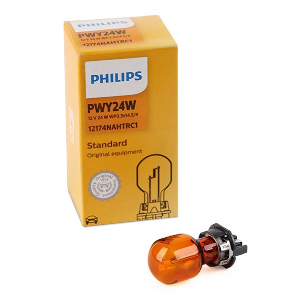 PHILIPS Glühlampe, Blinkleuchte VW,AUDI,MERCEDES-BENZ 12174NAHTRC1 GOC39202933,PWY24W von Philips