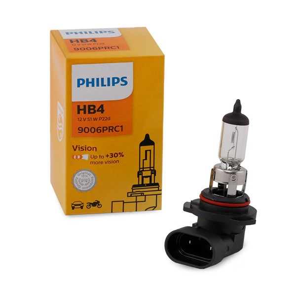 PHILIPS Glühlampe, Fernscheinwerfer VW,MERCEDES-BENZ,OPEL 9006PRC1 1J0411315C,1J0411315J,63121382496 N000000000069,N10130001,1382496,63216926916 von Philips