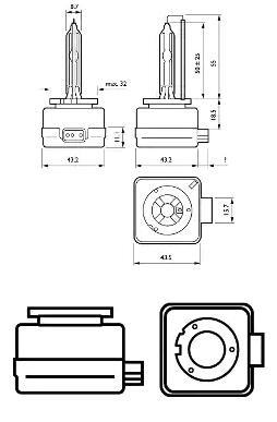 PHILIPS Glühlampe, Fernscheinwerfer VW,AUDI,MERCEDES-BENZ 85415WHV2C1 4819607,93188009,17428959 140772015,621696,X825283480000,63217217509 von Philips