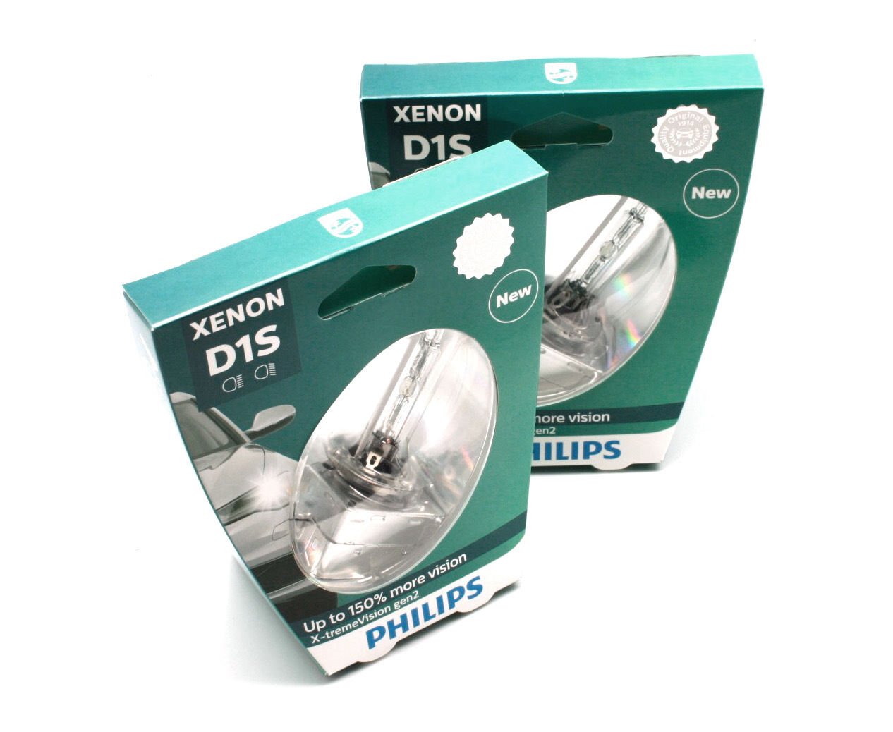 PHILIPS Xenon X-TremeVision Gen2 +150% D1S HID Xenon-Lampen Set von 2 85415XV2S1 von PHILIPS