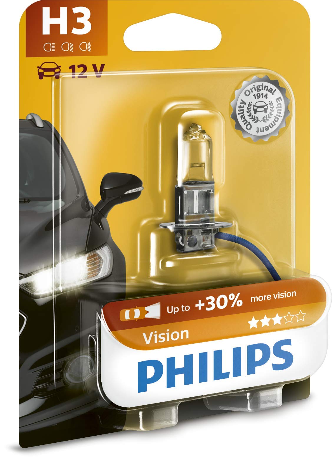 Philips 12336PRB1 Glassockellampe Vision H3 von Philips automotive lighting