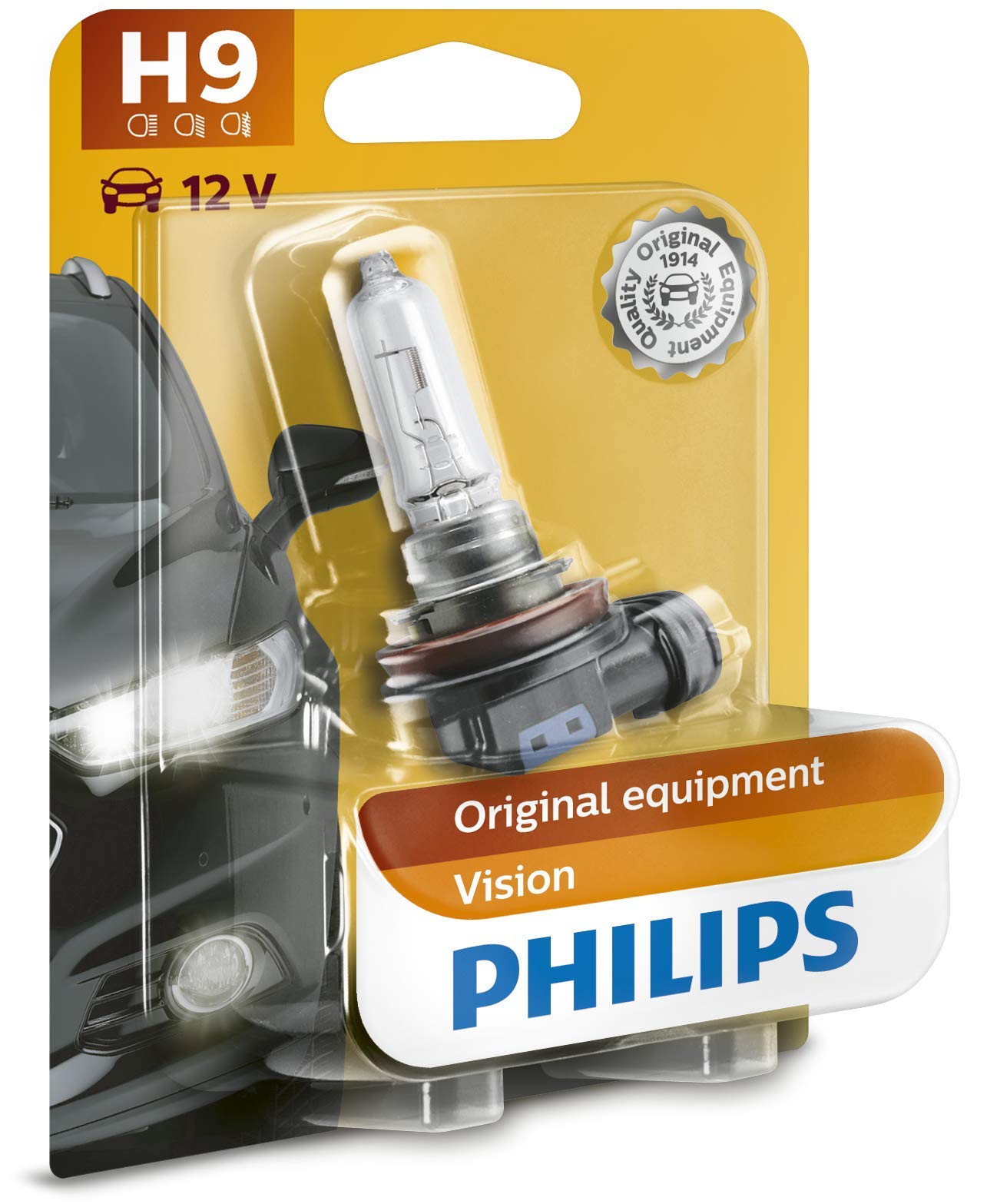 Philips 12361B1 Vision H9 Scheinwerferlampe, 1-er Blister von Philips automotive lighting