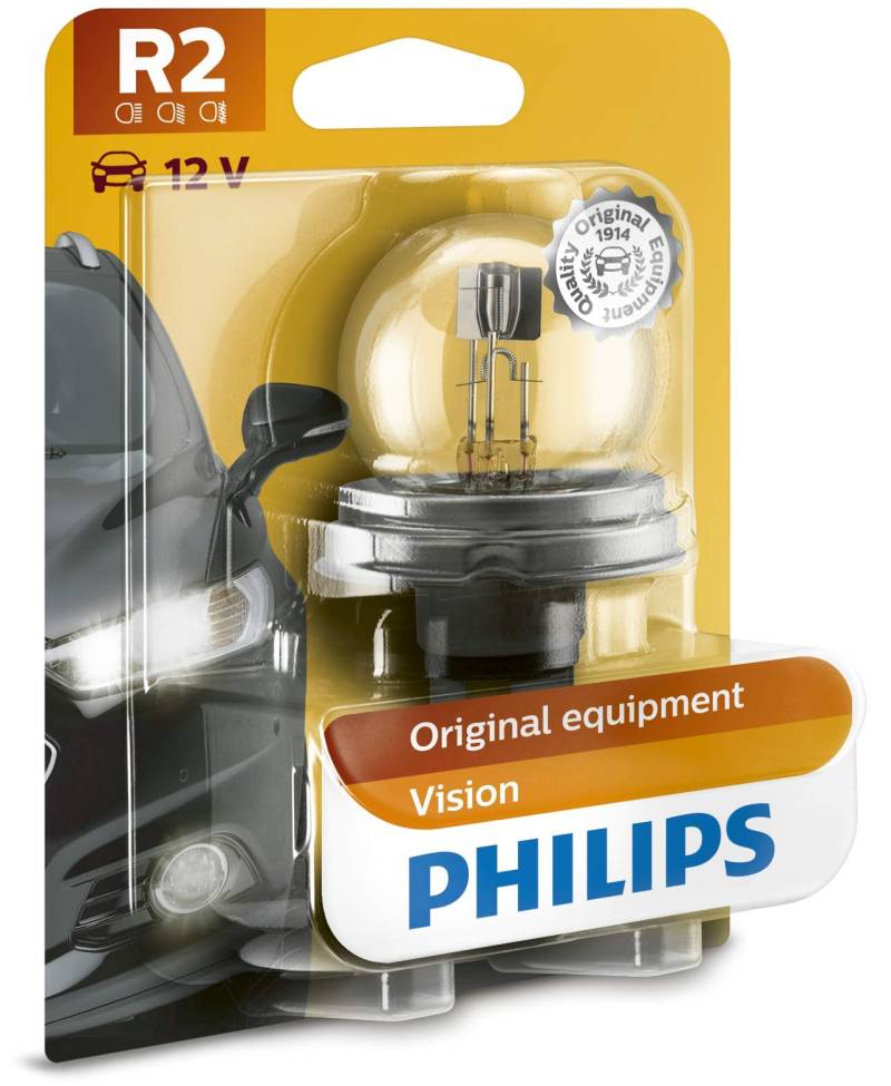 Philips 12620B1 Scheinwerferlampe R2, 1-er Set Blister von PHILIPS