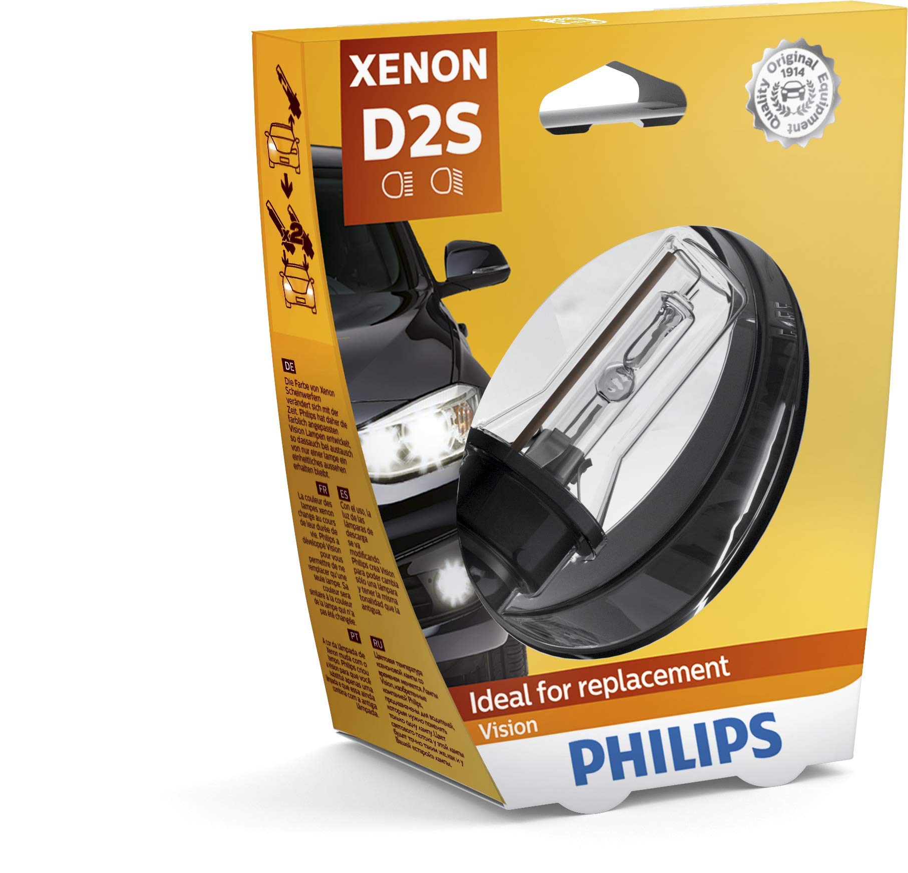 Philips 85122VIS1 Xenon Vision D2S, 1-er Blister von PHILIPS