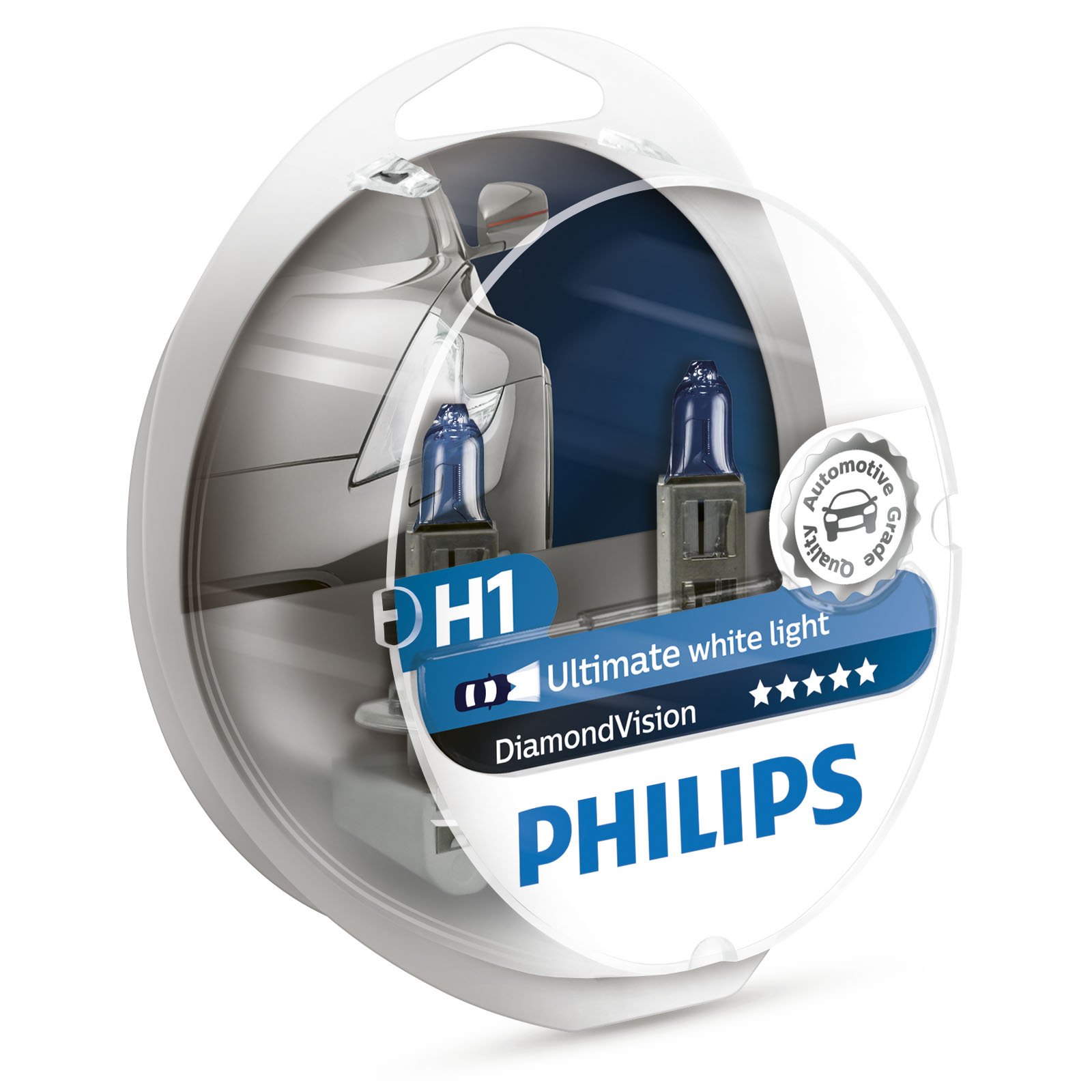 Philips 12258DV Diamond Vision 5000K H1 Auto-Scheinwerfer-Birnen (TwinPackvonBirnen) von PHILIPS