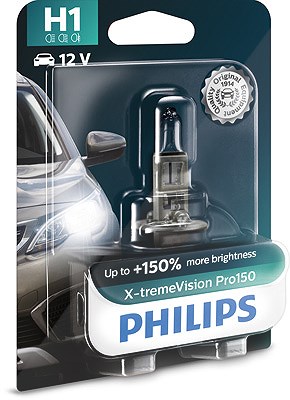 Philips Glühlampe, Fernscheinwerfer [Hersteller-Nr. 12258XVPB1] für Abarth, Alfa Romeo, Alpina, Audi, BMW, Chevrolet, Chrysler, Citroën, Dacia, Daihat von Philips