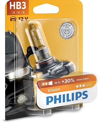 Philips Glühlampe, Fernscheinwerfer [Hersteller-Nr. 9005PRB1] für Alfa Romeo, Alpina, Audi, BMW, Cadillac, Chevrolet, Chrysler, Citroën, Daihatsu, Dod von Philips