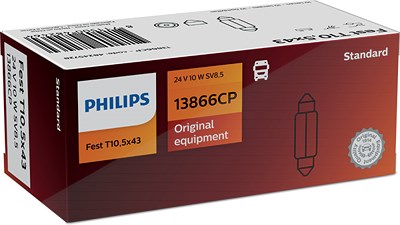 Philips Glühlampe, Umriss-/Begrenzungsleuchte [Hersteller-Nr. 13866CP] von Philips