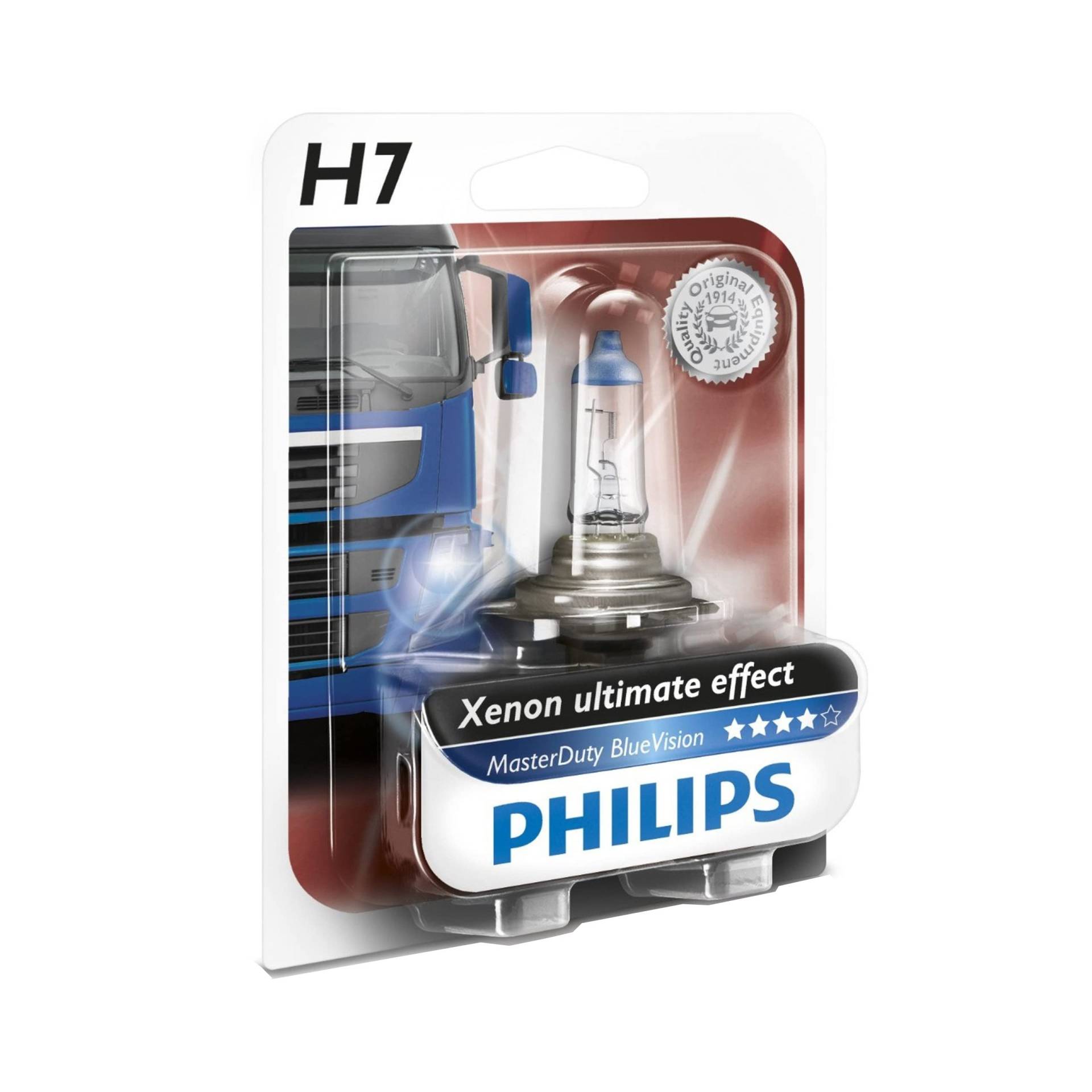 Philips MasterDuty BlueVision 24V H7 Scheinwerferlampe von PHILIPS