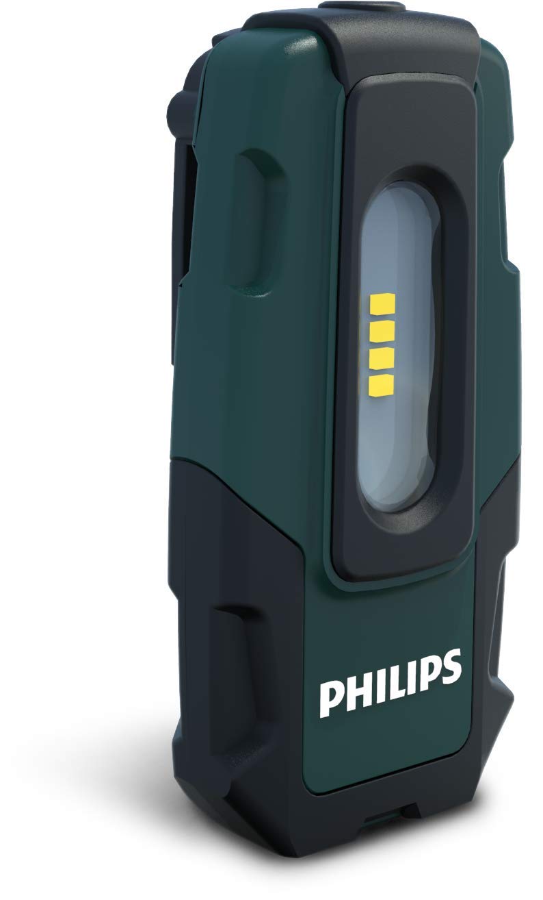 Philips EcoPro20 LED-Arbeitsleuchte, kompakte wiederaufladbare Werkstattlampe, Taschenlampe, 220lm, Powerbank Funktion, 1 Stück (1er Pack) von Philips automotive lighting