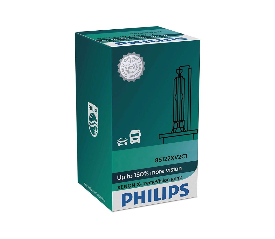 D1S 35W PK32d2 Xtreme Vision 150% Xenon 1st. Philips 85415XVC1 weiß von Philips