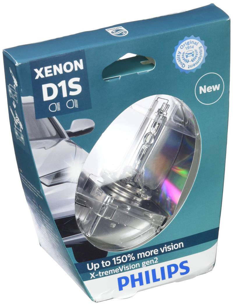 Philips Xenon-X-treme Gen2 +150% D1S VERSTECKTE Xenonbombillas 85415 X v2s1 von PHILIPS