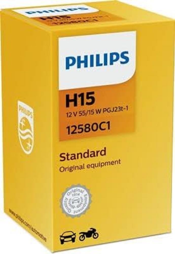 Philips H15 12V 15/55W PGJ23t-1 Standard 1St von Philips