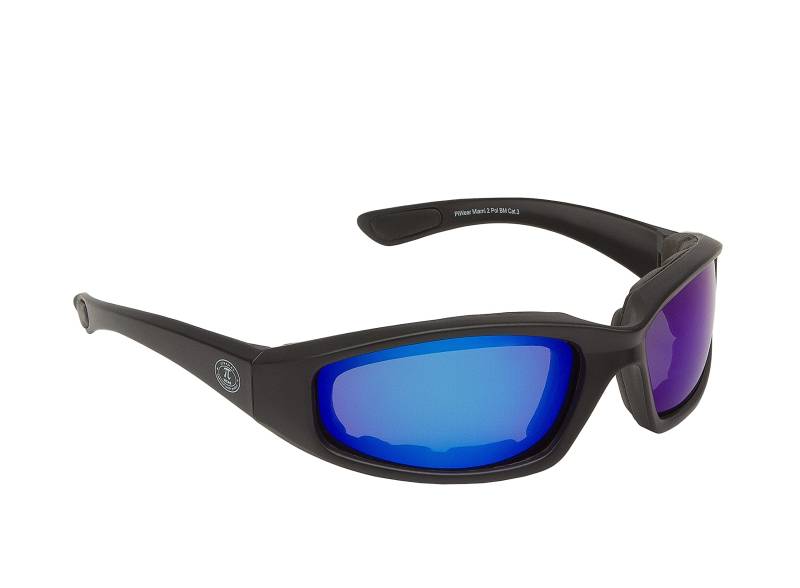 PiWear Miami II Pol BM Motorrad Brille blau verspiegelt von PiWear