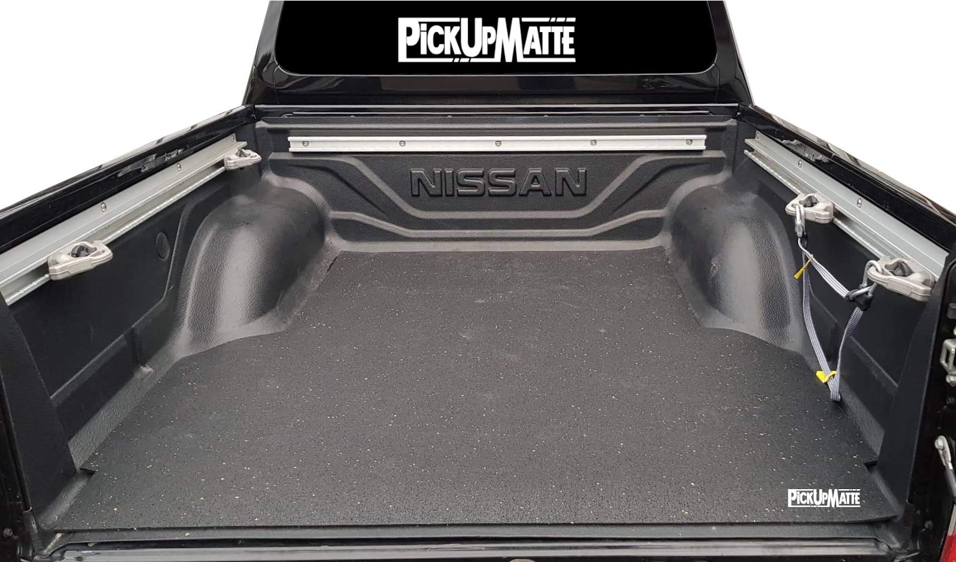 Antirutschmatte PickUpMatte Doppelkabine mit Laderaumwanne für Pickup Auswahl Modelle Nissan Navara Ladeflächenmatte Laderaumboden (Nissan Navara NP300) von Pickupmatte