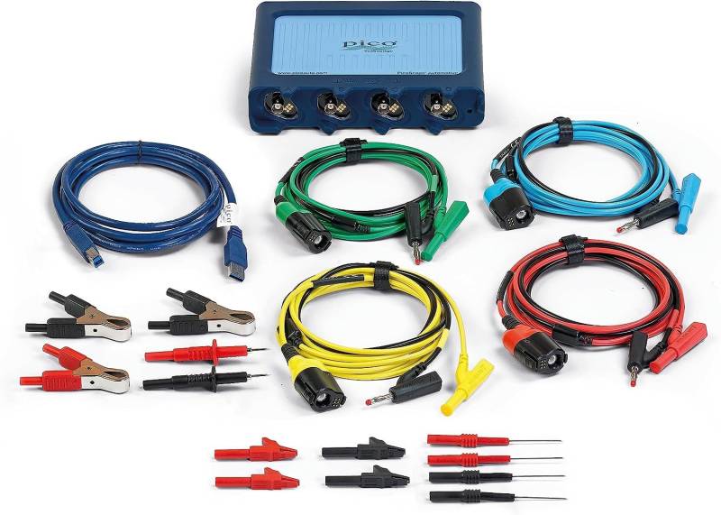 Pico Technology PicoScope 4425A Kfz Diagnose Oszilloskop Automobil 4 Kanäle USB PC Handheld Oscilloscope 4 Kanal Starter Kit PQ176 von Pico Technology