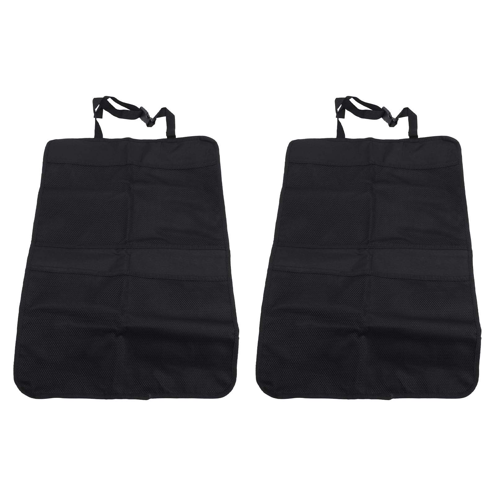 2pcs Car Back Stuhl Protektor Kick Mat Matte Proof Vier Taschen Auto Stuhl Back Cover für Kinder Haustiere Polyester Material von Pilipane