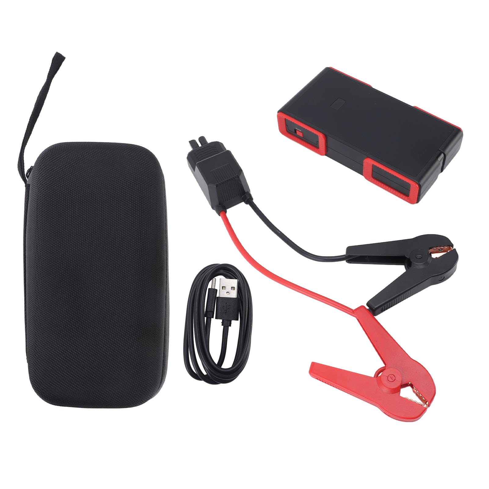 Auto Jump Starter 99800MAH Fahrzeugbatterie Batterie Booster Notfallpaket mit Taschenlampe für Outdoor -Verwendung ABS -Material kompakt und tragbares Design von Pilipane