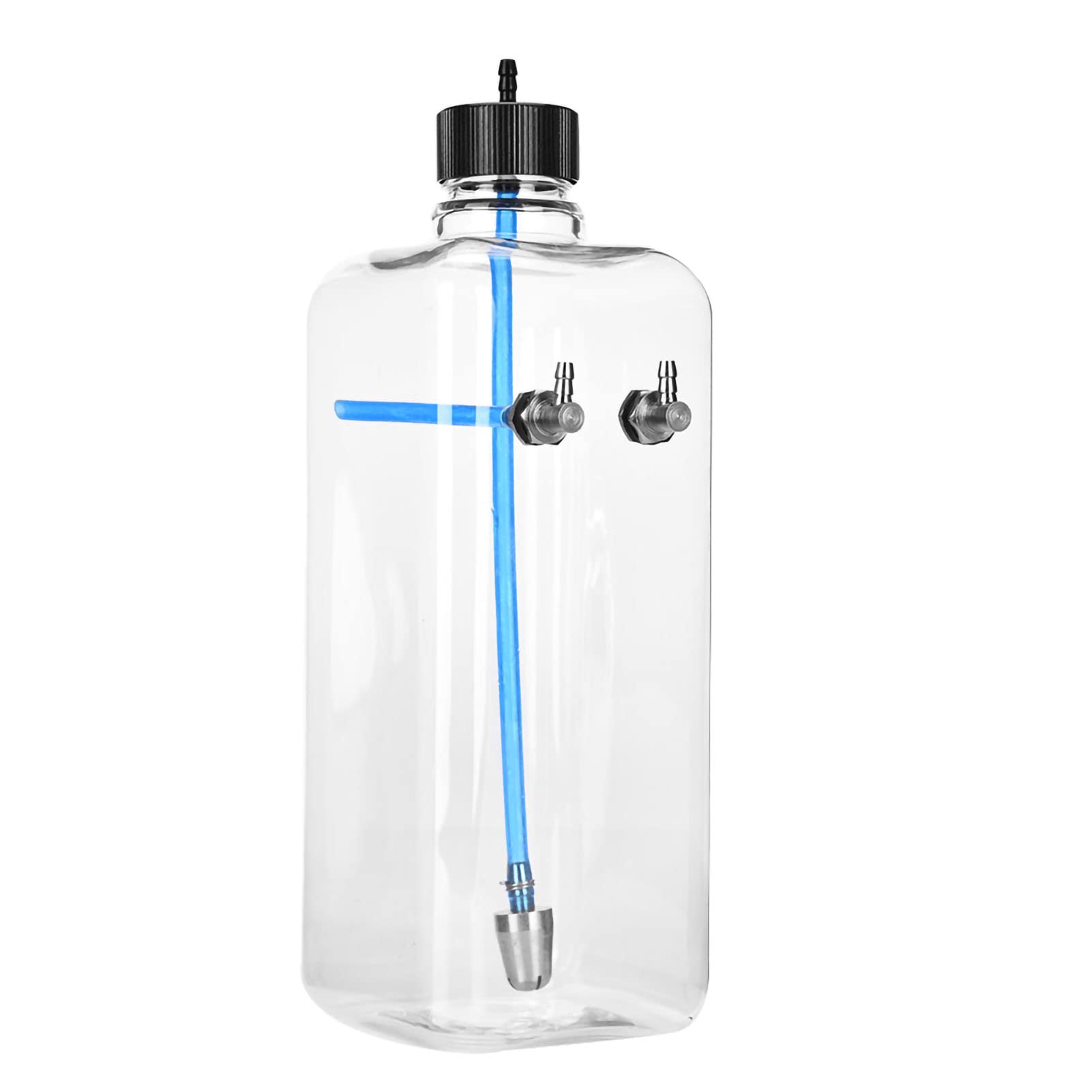 RC-Motor-Benzin-Kraftstofftank, 300 ml, transparenter Kunststofftank für ferngesteuerte Flugzeuge; Hochleistungsdichtung, spezielle CNC-Kappe, ufschutz, einfache (1000ml (for 85-120cc aircraft)) von Pilipane