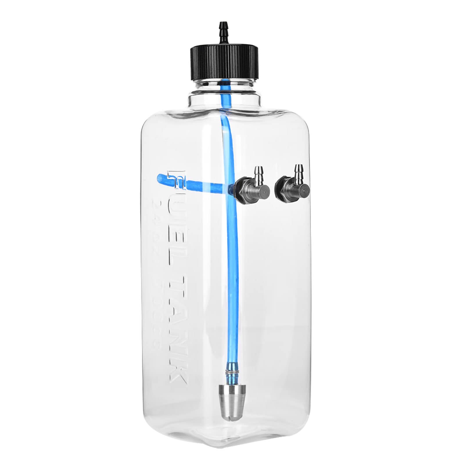 RC-Motor-Benzin-Kraftstofftank, 300 ml, transparenter Kunststofftank für ferngesteuerte Flugzeuge; Hochleistungsdichtung, spezielle CNC-Kappe, ufschutz, einfache (700ml (for 50-70cc aircraft)) von Pilipane