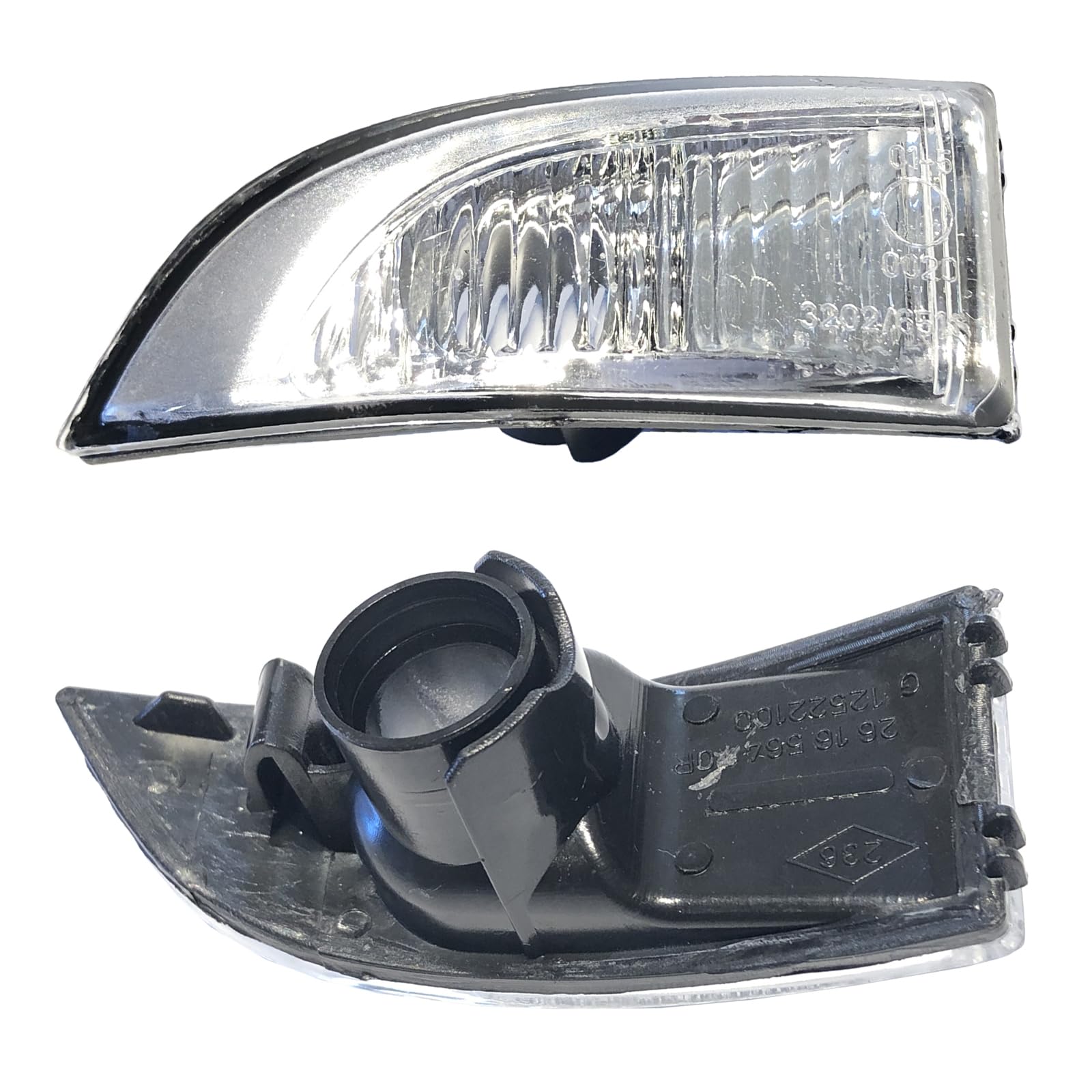 Pinochukka Kompatibel mit Renault Scenic Megane Latitude Grand Scenic MK3 Linker Beifahrerspiegel Blinkerglas 261650002R, 261656470R von Pinochukka