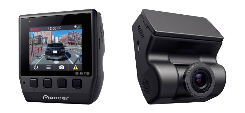 Pioneer ND-DVR100 – Flache Dashcam mit voller HD-Funktionalität und einem ultraweiten 111 Grad-Blickwinkel von Pioneer