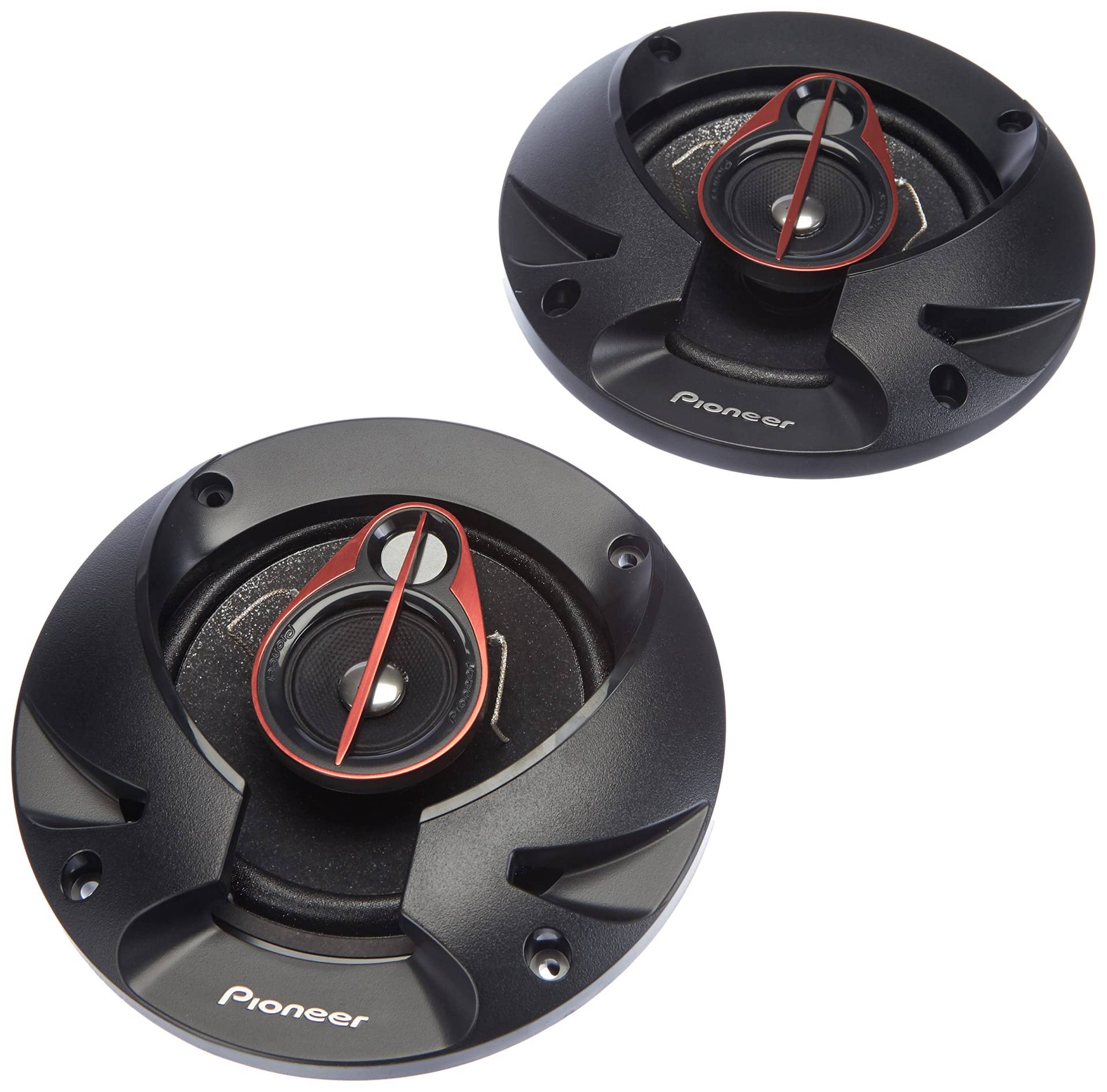 Pioneer TS-R1350S 3-Weg-Koaxiallautsprecher für Autos (250 W), 13 cm, kraftvoller Klang, 35 W Eingangsnennleistung, 47 mm Einbautiefe, schwarz, 2 Lautsprecher von Pioneer