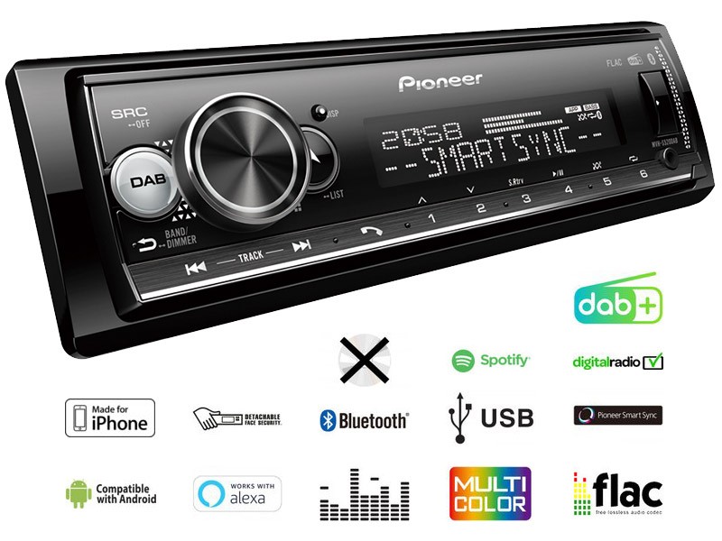 PIONEER Autoradio MVH-S520DAB von Pioneer