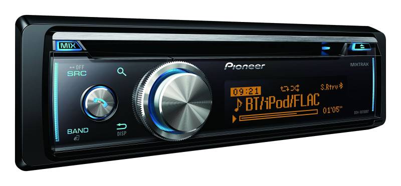 Pioneer DEH-X8700BT 1DIN Autoradio, Bluetooth, MP3, USB und AUX-Eingang, RGB – Beleuchtung, Bluetooth Freisprecheinrichtung, Smart Sync App, 5-Band Equalizer von Pioneer