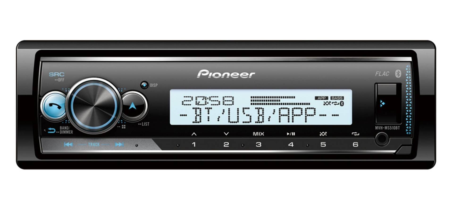 Pioneer MVH-MS510BT Marine, 1026048, bunt von Pioneer