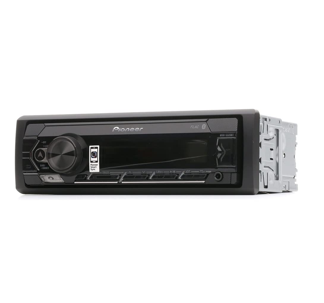 Pioneer MVH-S320BT | 1DIN Autoradio mit RDS | halbe Einbautiefe | deutsche Menüführung | Bluetooth | USB | AUX-Eingang | Freisprecheinrichtung | Smart Sync von Pioneer