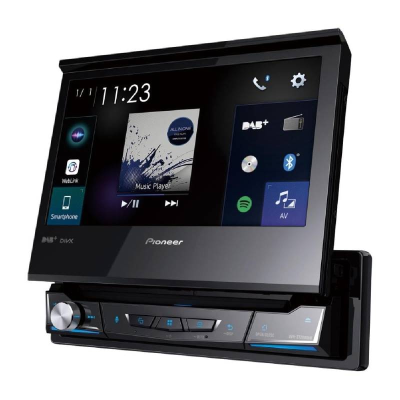 Pioneer AVH-Z7200DAB-AN inkl. DAB-Antenne 1-DIN-Multimedia Player, 7-Zoll ClearType-Touchscreen, Smartphone-Anbindung, Apple Car Play, Android Auto, USB, Bluetooth, 13-Band-Grafikequalizer von Pioneer