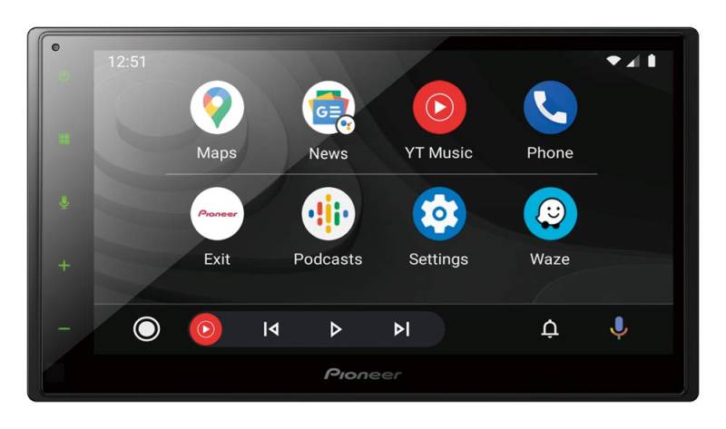 Pioneer SPH-DA160DAB-AN, 6,8" 2-DIN-Mediareceiver mit Apple CarPlay, Android Auto, DAB+ und Bluetooth, inklusive DAB-Antenne, Schwarz von Pioneer