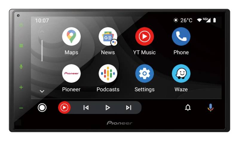 Pioneer SPH-DA360DAB-AN - 2DIN Media Receiver, kapazitives 6,8" Touchpanel, mit Wi-Fi, Apple CarPlay, Android Auto und DAB+, inkl. DAB-Antenne, Schwarz von Pioneer