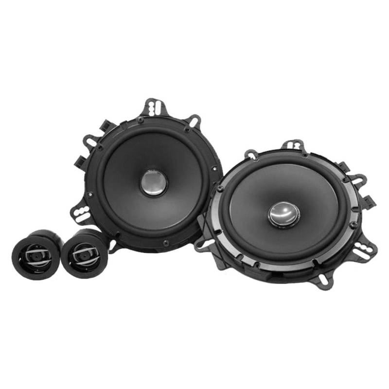 Pioneer TS-A1600C 16,5 cm 2-Weg-Komponenten-Lautsprecher Set mit 2 Lautsprechern (je 350 W max., 80 W Sinus), kraftvoller Klang, 59 mm Einbautiefe, 144 mm Einbauausschnitt, mit Gitter von Pioneer