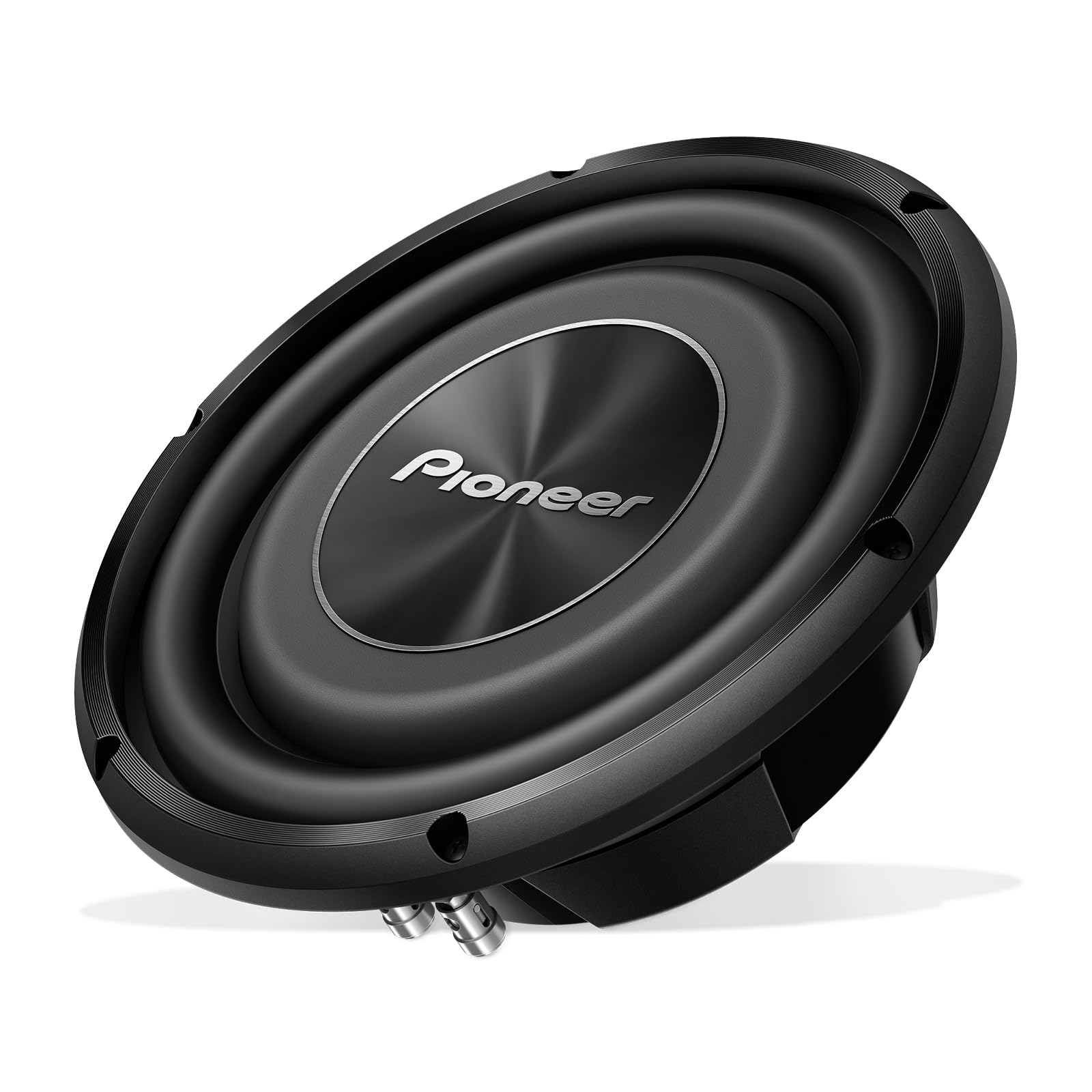 Pioneer TS-A2500LS4 Passiv Subwoofer, leistungsstarker Subwoofer mit 1200 W Maximalleistung, 25 cm, 67 mm Einbautiefe, IMPP Membran, Kontinuierliche Ausgangsleistung 300 W, schwarz von Pioneer