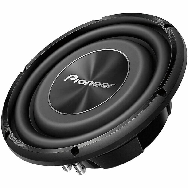 Pioneer TS-A2500LS4 Passiv Subwoofer, leistungsstarker Subwoofer mit 1200 W Maximalleistung, 25 cm, 67 mm Einbautiefe, IMPP Membran, Kontinuierliche Ausgangsleistung 300 W, schwarz von Pioneer