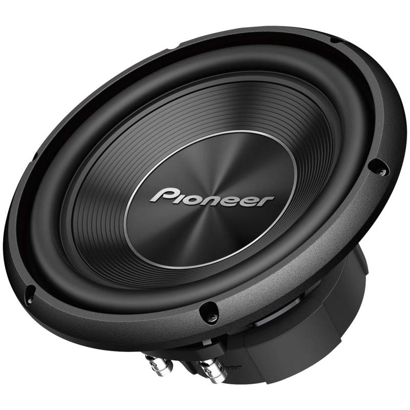 Pioneer TS-A250D4 Subwoofer mit Doppelschwingspule für den Gehäuseeinbau (1.300 W), 25 cm/10", IMPP Membran für kraftvollen Klang, Kontinuierliche Ausgangsleistung 400 W, schwarz von Pioneer