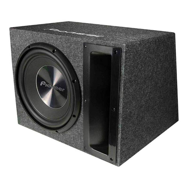 Pioneer TS-A300B Bassreflex-Gehäusesubwoofer (1500 W), IMPP Membran für eine optimierte Basswiedergabe, Kontinuierliche Ausgangsleistung 500 W, Schwarz von Pioneer