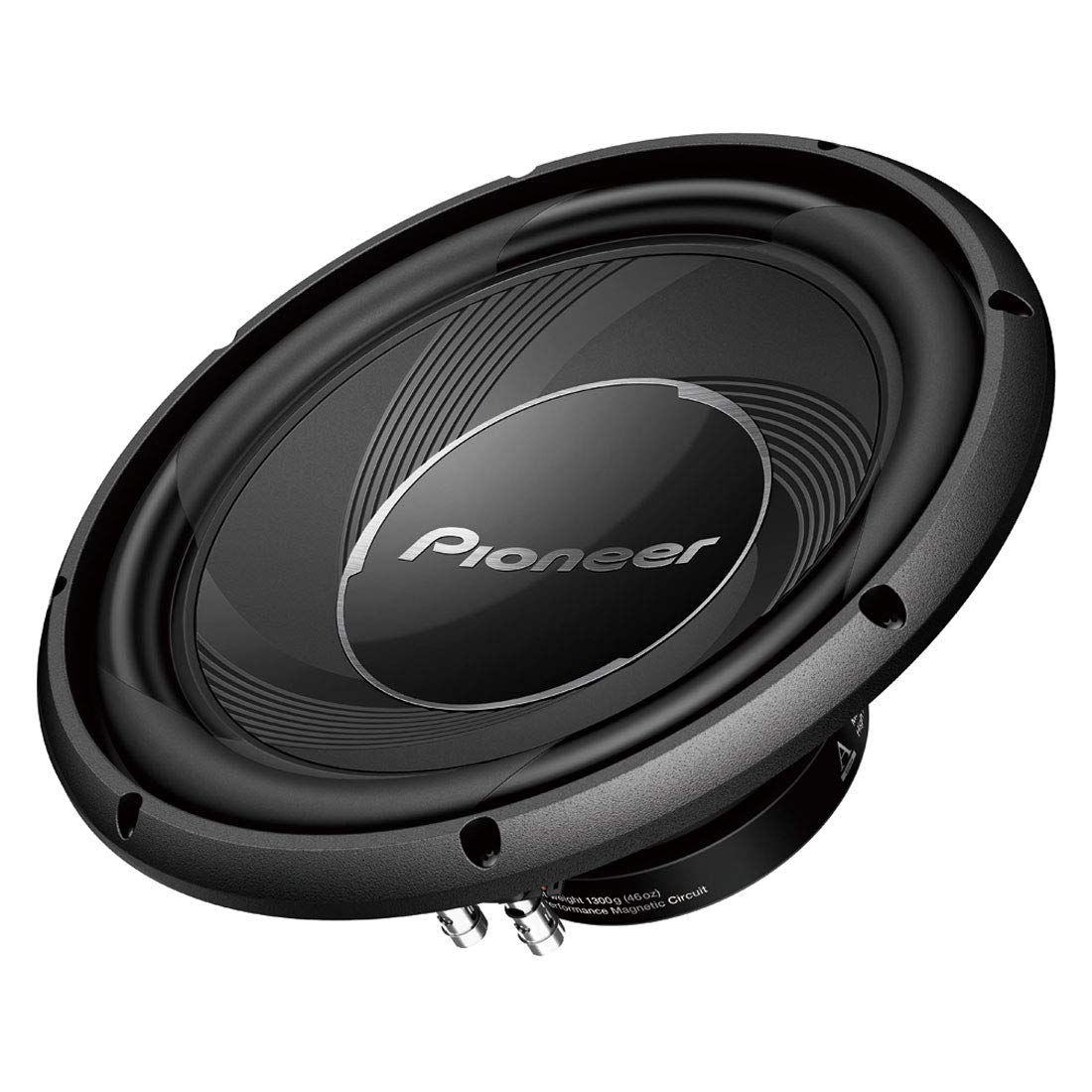 Pioneer TS-A30S4 Subwoofer (1.400 W), 30 cm/12", IMPP Membran für kraftvollen Klang, kontinuierliche Ausgangsleistung 400 W, schwarz von Pioneer