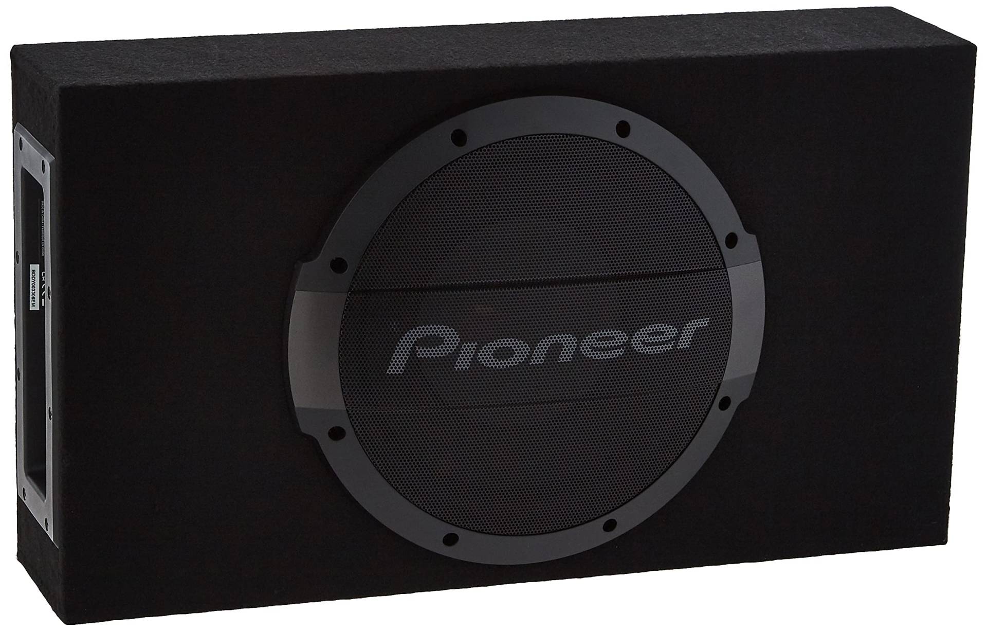 Pioneer TS-WX1010LA Aktivsubwoofer, leistungsstarker Gehäuse Subwoofer mit 1200 W Maximalleistung, 25 cm Subwoofer in MDF Gehäuse, IMPP Membran, schwarz, Eingangsnennleistung 600 W von Pioneer