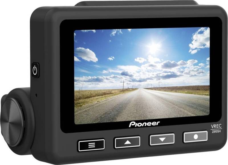 Pioneer VREC-Z810SH Dashcam: 4K Frontkamera mit 3” Display, 139° Weitwinkel Frontkamera, 3“ Farbdisplay, integriertes Mikrofon von Pioneer