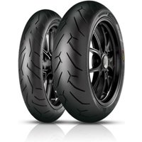 PIRELLI DIABLO ROSSO II 110/70ZR17 TL 54W, Motorradreifen Vorne von Pirelli