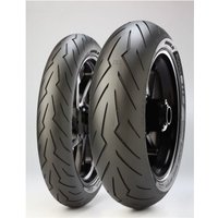 PIRELLI DIABLO ROSSO III 130/70ZR16 TL 61W DOT2021, Motorradreifen Vorne von Pirelli