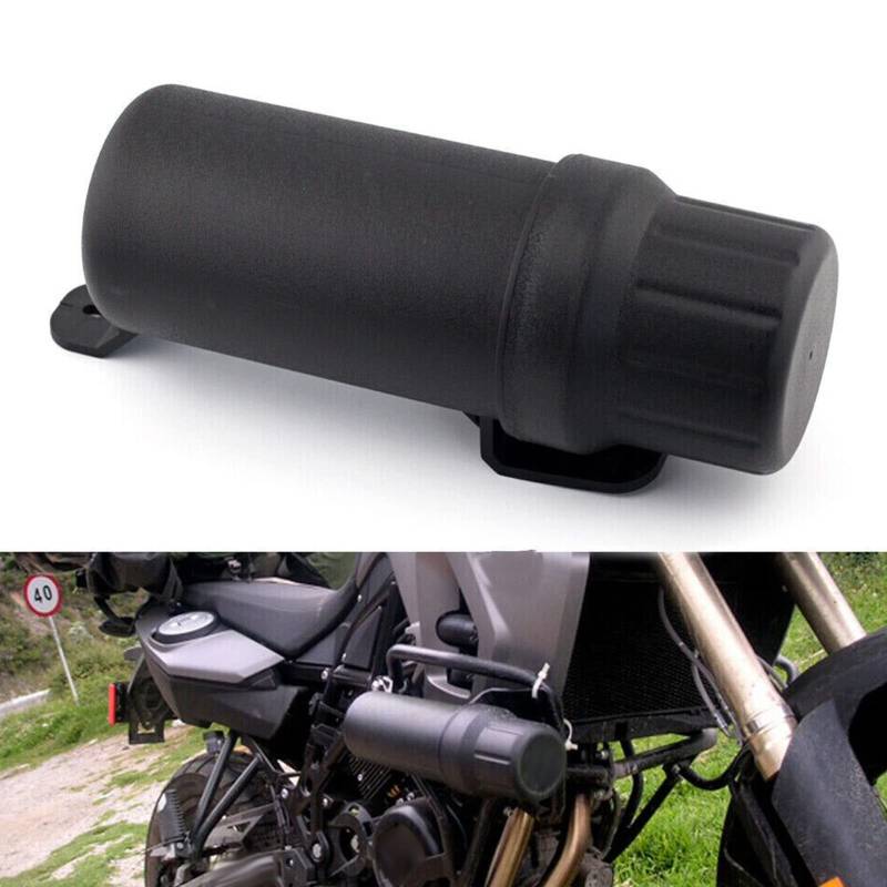 125 Mm 4,9 Zoll Motorrad Off Road Universal Werkzeugrohr Motorrad Wasserdicht Werkzeugrohr Motorrad Aufbewahrung Kanister Teile Werkzeugrohr mit Rollbändern für ATV UTV von Pissente