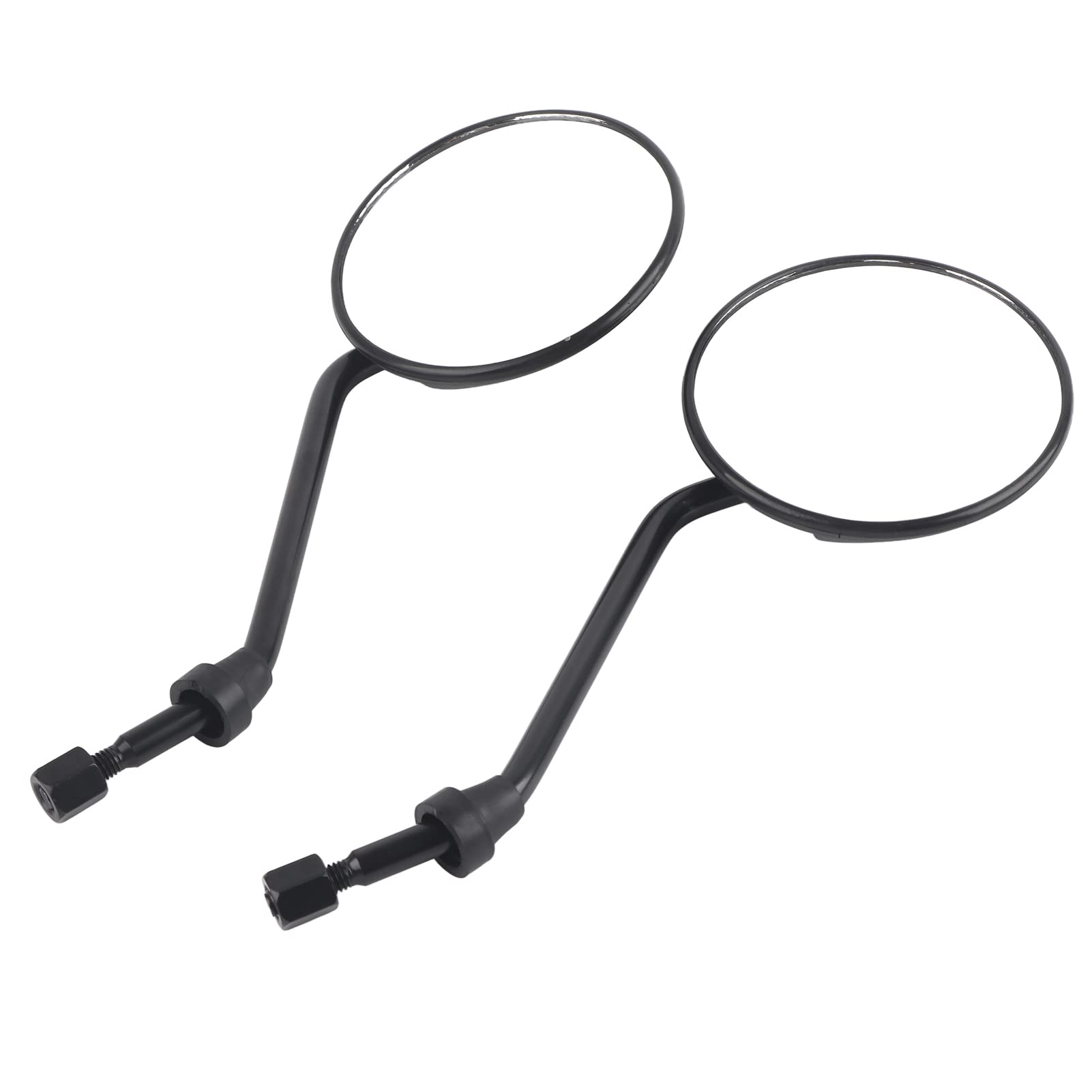 2PCS Motorradspiegel, Universal Motorrad Rückspiegel Retro Runder Motorrad Elektrofahrrad Roller Rückspiegel Geeignet für 8mm Standardgewinde Befestigungsloch von Pissente