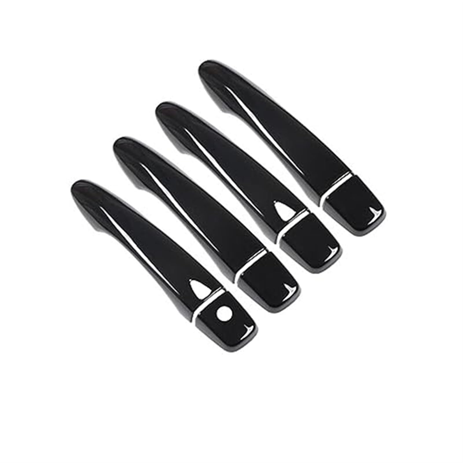 Pizgear, for Nissan, März, for Micra, 2017 2018 2019 2020 Schwarz glänzend Autotürgriffabdeckung Dekor Zieraufkleber Stylingzubehör Autotürgriffabdeckung(Black Black 2 Buttons) von Pizgear