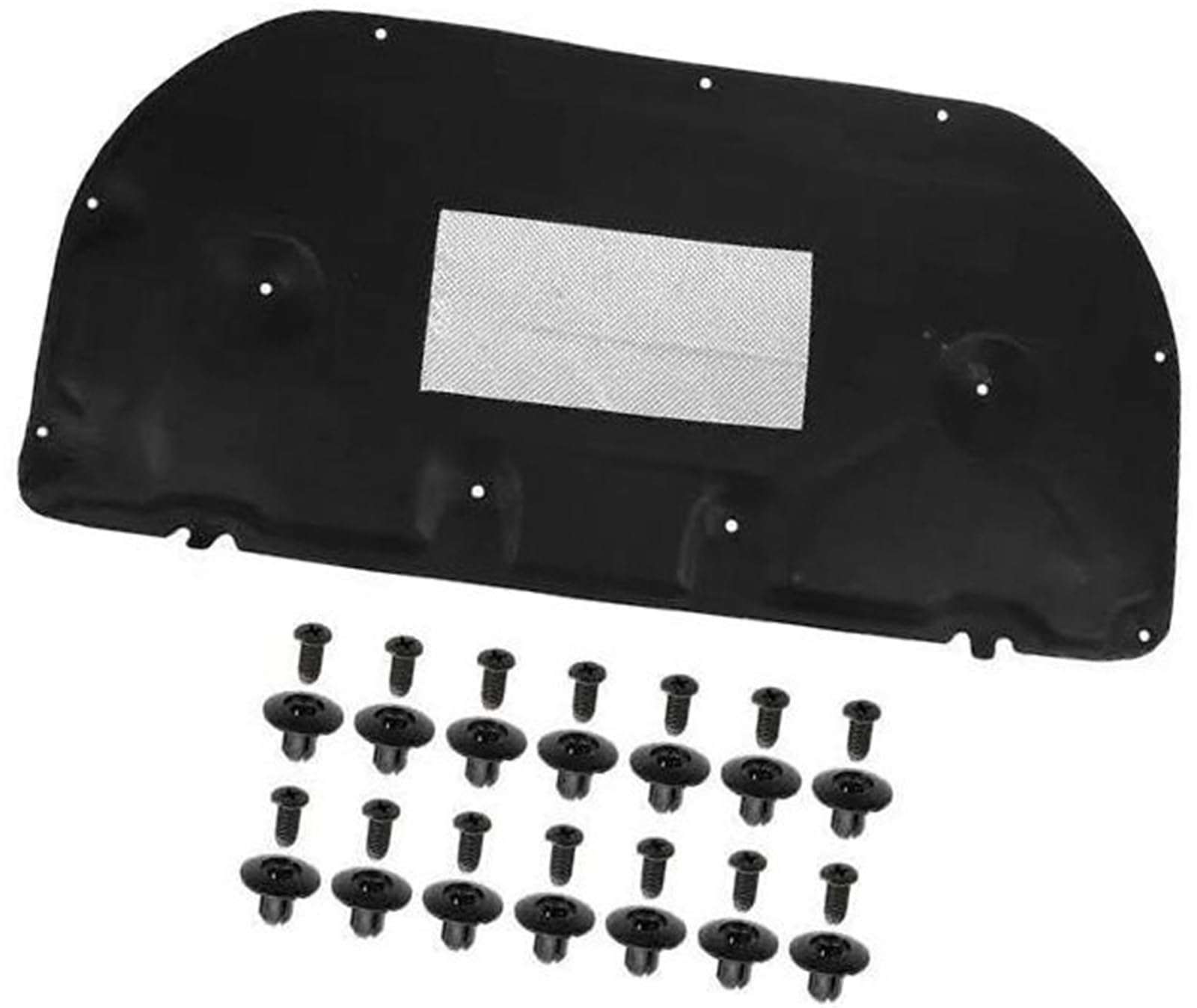 Pizgear, for Toyota, for Prado 2010-2020 Auto Front Motorhaube Schall Wärmedämmung Wattepad Schallschutzmatte Abdeckung Schaumstoff Wärmedämmmatte(Black 2010-2017) von Pizgear